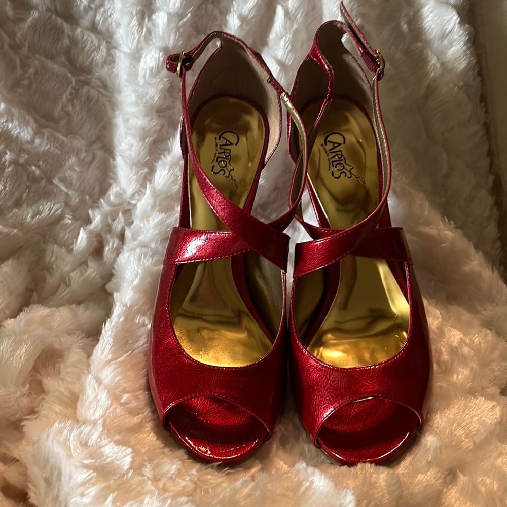 Dorthy wishes she had these Carlos Santana Ruby Red 👠